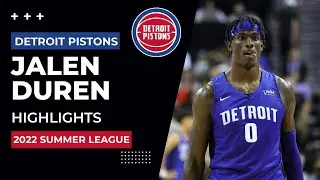 Best of Jalen Duren: 2022 NBA Summer League Highlights