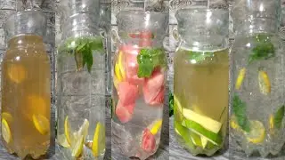 5 Detox Water recipes for Weight loss | 5 Type Flavoured Water for Weight Loss