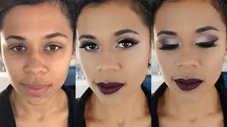 Classic Dark Vampy Smokey Eye Transformation | Richelleramonnn |