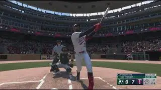 Buxton swings a No Doubt 408 ft Home Run