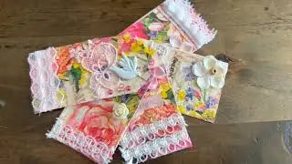 AMAZING Junk Journal Tags and Pockets Swap Unboxing from @terryeo1