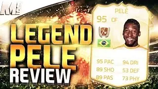 FIFA 15 UT - LEGEND PELE || FIFA 15 Ultimate Team 95 Legend Pele Player Review + In Game Stats