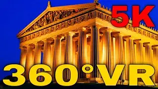 360&deg; VR Walking Tour Parthenon and Erechtheion Acropolis Athens Greece 5K 3D Virtual Reality HD 4K