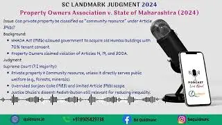 Property Owners Association v State of Maharashtra