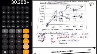 Data Interpretation Q 55 & 56 | 2020 PE | Prep for BCSE 2025