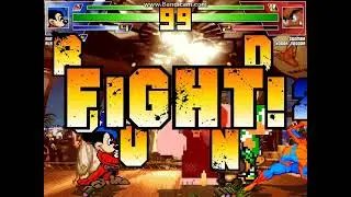 MUGEN battle #7479: Disney vs Mario Enemies 
