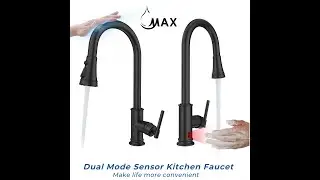 How To Install Smart Touchless Kitchen Faucet S101 motion Sensor Model #: TS-6011-BN MAX Faucets