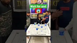 Indian carrom king👑/Haji  Ali Agariya carrom trikshot