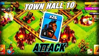 town hall 10 hog rider attack strategy | th10 hog attack strategy 2020 | hog rider attack th10