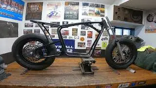Mega Moto 80 Frame modifications for racing with 12