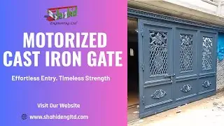 Motorized Cast Iron Gate That Will Blow Your Mind!