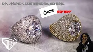 🥶 6ixice Diamond Clustered Band Ring Review 💧💎💍🔷️🥶🥶🥶
