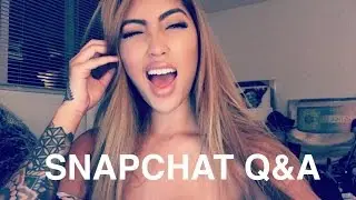 Snapchat Q&A | What I Eat At Home | I Drink What?