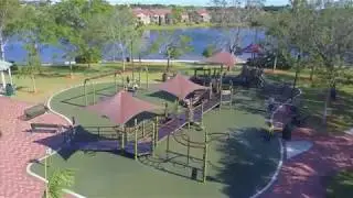 Peace Mound Park drone footage