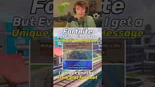 Уникальное сообщение Elim = Дополнительный слот для предметов #fortnite