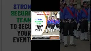 STRONG SECURITY TEAM TO SECURR YOUR EVENTS. #securityservices #securityguards #securitytips