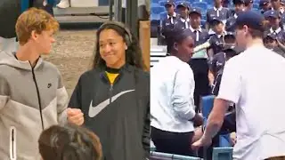 Sinner Shows Love to Naomi Osaka & Coco Gauff | Beijing 2025