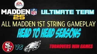 Madden 25 Ultimate Team - ALL MADDEN 1ST STRING GAMEPLAY - WEEK 5!  TURNOVERS WIN GAMES! 