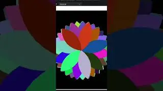 Python colorfull #design using #turtle #youtubeshorts #coding #pythonturtle #viral#shorts