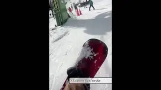 Ski lift dismount problems