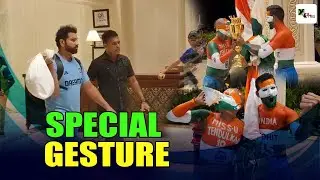 What special gesture did Team India show for super-fans Sudhir and Dipak after Asia Cup 2023 win? I