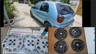 Fiat Palio - Tyre Change | Wheel Alignment & Balancing | Wheel Cap Painting | தமிழ் | கோயம்புத்தூர் 