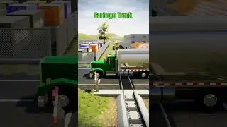 Train vs Trucks #shorts