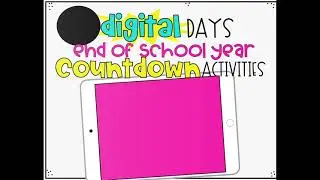 End of year countdown activities for first and second grade.