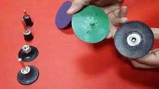 Оправки Ролок, Roloc для шлифовальных машин, дрелей и шуруповёртов
