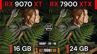 RX 9070 XT VS RX 7900 XTX Test in 20 Games - Raw FPS Only