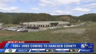 100+ jobs coming to Hancock County