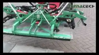 Visbek tegels machinaal verschuiven en leggen met Hunklinger bestratingsklem.
