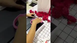 red rose#crape paper#creativecorner