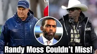 Randy Moss couldn't miss these two games and accompanied both Deion Sanders and Bill Belichick