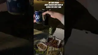 I just introduce chicken with beer culture in Hanriver, Korea