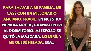 Para Salvar A Mi Familia, Me Casé Con Un Millonario Anciano. Pero En Nuestra Primera Noche…