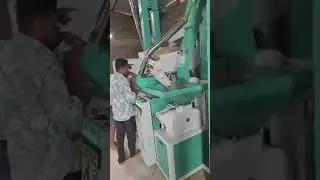 Mini Rice Mill Machine is Live Demo Plant