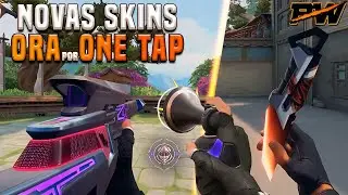 Cole&ccedil;&atilde;o ORA por ONE TAP // TODAS as VARIANTES & EFEITOS do MELHOR BUNDLE do VALORANT IN-GAME