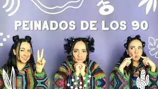 3 peinados fáciles para cabello medio/corto de los 90s I Vlog 044
