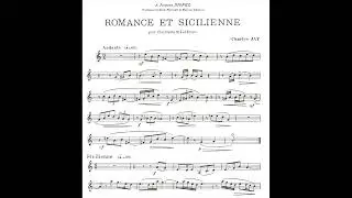 Romance et Sicilienne, by Jay Charles - Play along clarinet