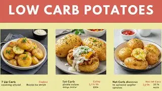 Low Carb Potatoes? Yes! 7 Tasty Alternatives to Replace Regular Spuds Safely