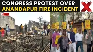 Kolkata Congress Protest LIVE: Shubhankar Sarkar, Abhijit Mukherjee Lead Protest Over Anandapur Fire
