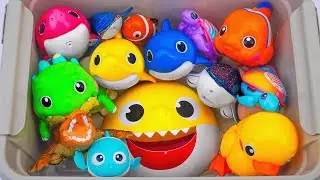 Toy asmr 🐠 Zuru Baby Shark Best Animals Aquarium Playset ASMR Satisfying with Unboxing | Review toys