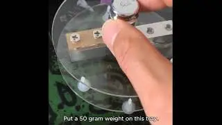 hx711 weight sensor test demo