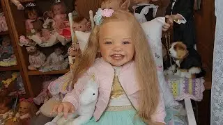 🍀VID. 2 of 2: Maggie Mae TWINS w/Johanna @hollysdollhouse: Lovely Crocheted Outfit From Auntie Ruth!