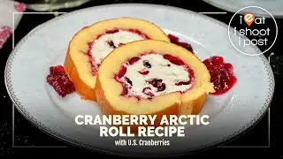 Cranberry Arctic Roll Recipe - make the ice cream roll cake we all love!