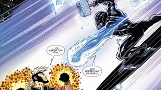 Silver Surfer Black With Thors Hammer Vs Genis-Vell