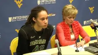 WVU Postgame Kim Mulkey and Brittney Griner
