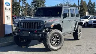 2025 Jeep Wrangler Rubicon + Hard Top, Napa Leather Seats, Push Start Review | Island Ford 26026A