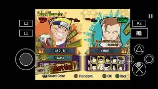 NARUTO KYUBI VS CHOJI !! NARUTO SHIPPUDEN ULTIMATE NINJA 5 #narutoshippuden #games #aethersx2 